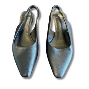 H by Halston Black Slingback Flats